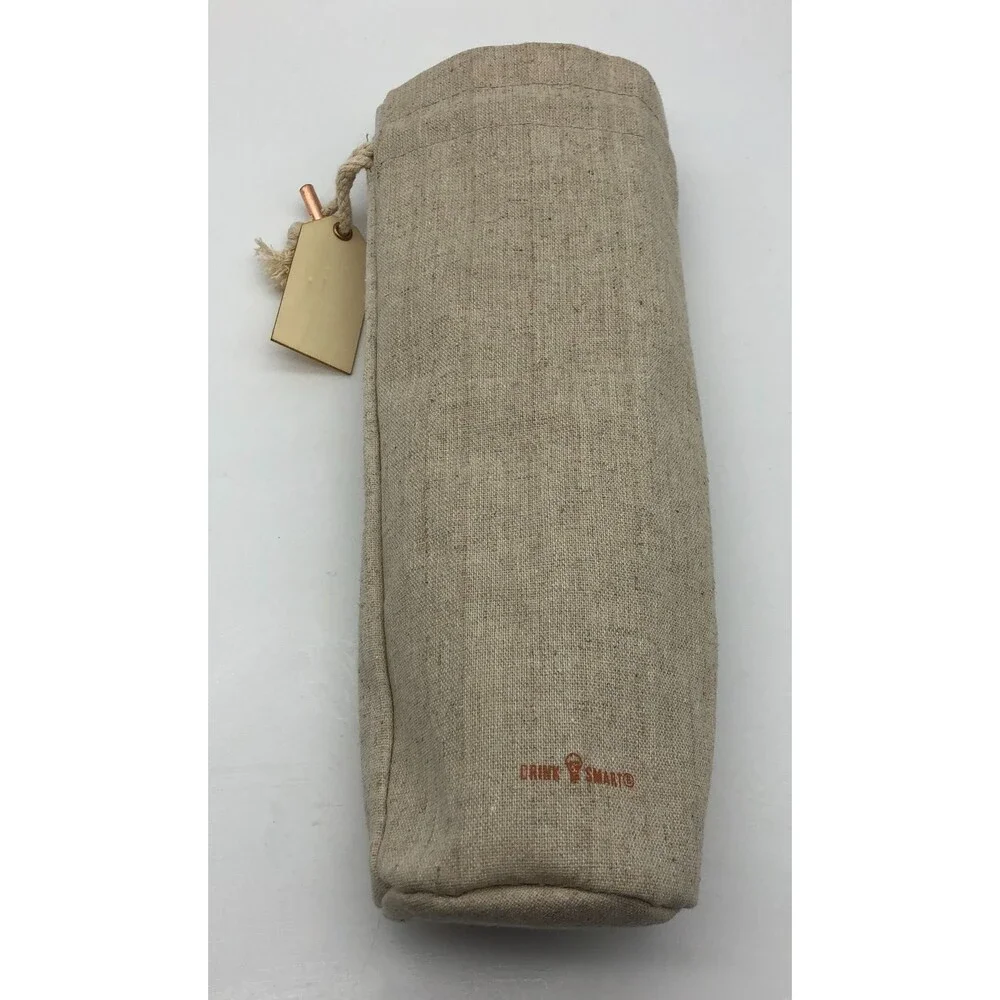 Basil Hayden's Bourbon Whiskey Bottle Drawstring Cloth Gift Storage Bag